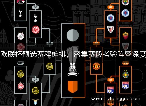 欧联杯预选赛程编排，密集赛段考验阵容深度